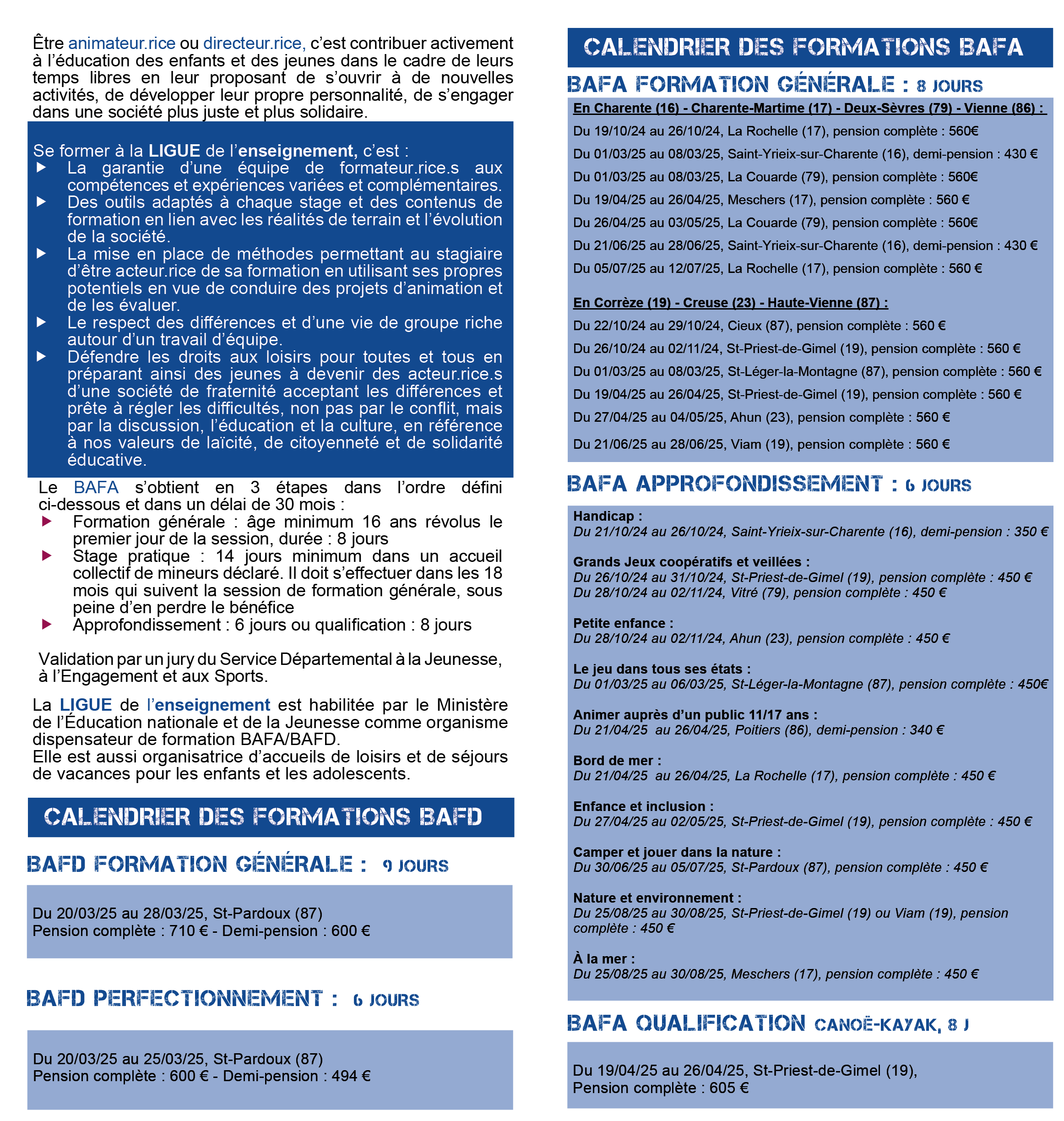Bafa Date Limite – Bafa 2025 Dates – CCRH